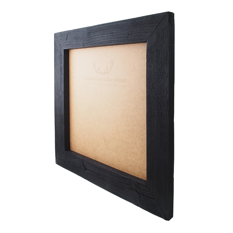 ramka ze starego drewna 54x54 czarna