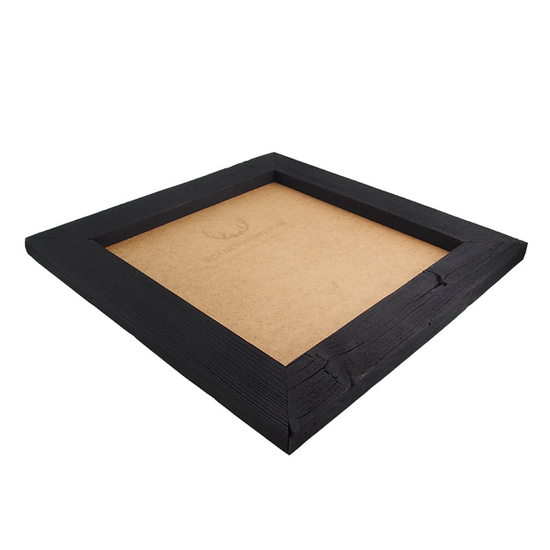 ramka ze starego drewna 54x54 czarna